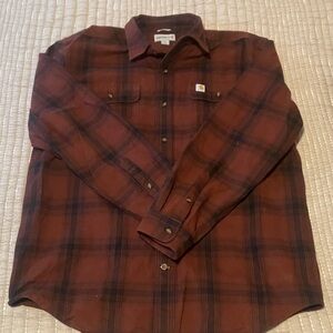 NWOT Carhartt Rust Flannel